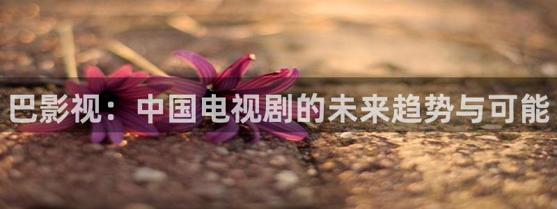 威尼斯私人影城：巴影视：中国电视剧的未来趋势与可能